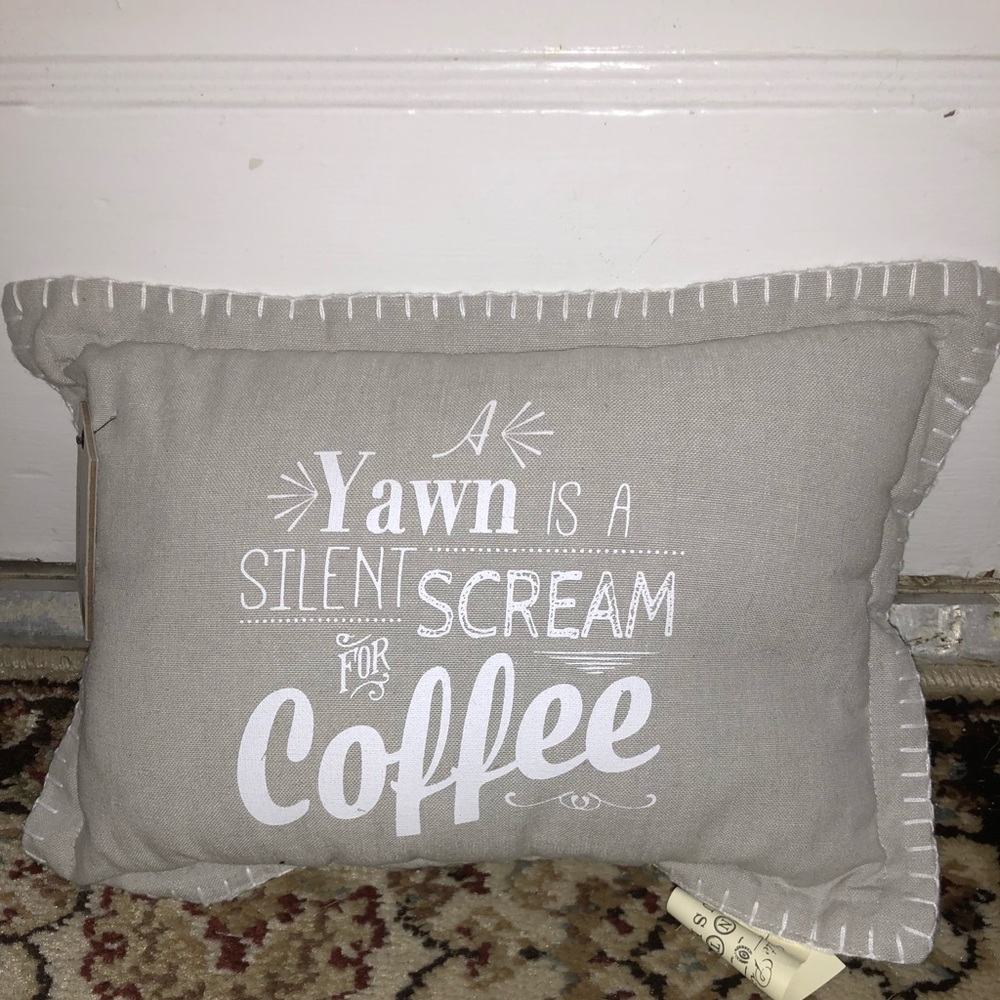 Gray Throw Pillow
